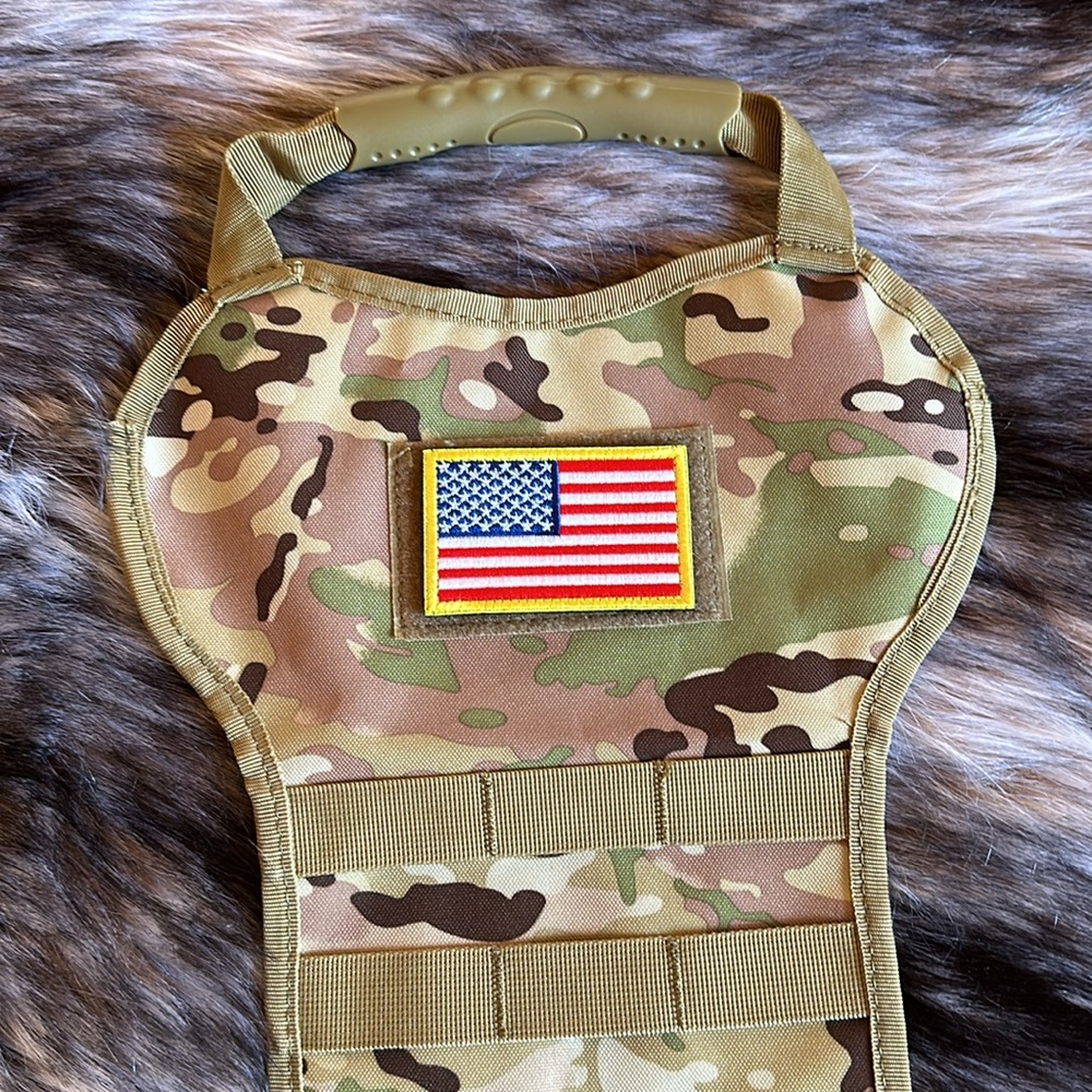 Speed Track *NEW* Pet Tactical Dog Bone Shaped Camo Christmas Stocking - Picture 6 of 13